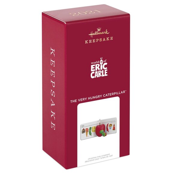 New! Very Hungry Caterpillar Hallmark Keepsake Christmas Ornament Eric Carle - Picture 1 of 5